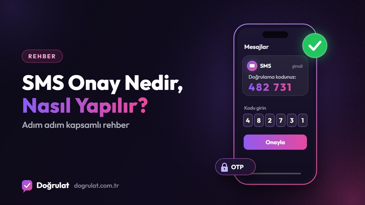 SMS Onay Nedir, Nasıl Yapılır? Kapsamlı Rehber